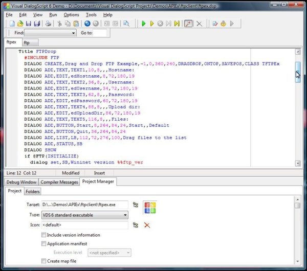 Visual DialogScript IDE